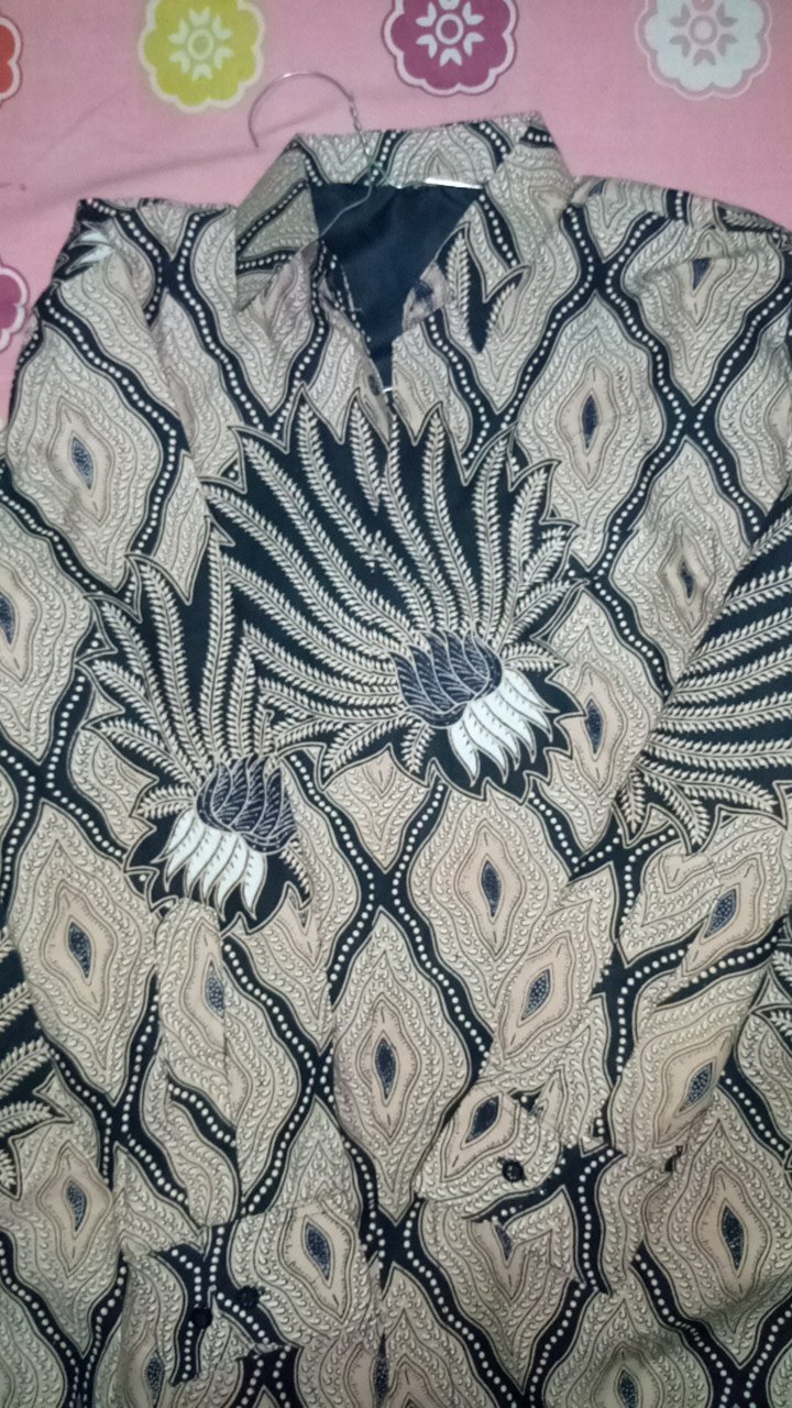 Pari Seiket Batik Pria Lengan Panjang Full Furing Batik Solo