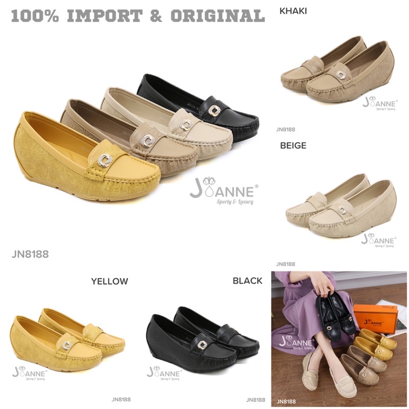 [ORIGINAL] JOANNE Wedges Shoes Sepatu Wanita #JN8188