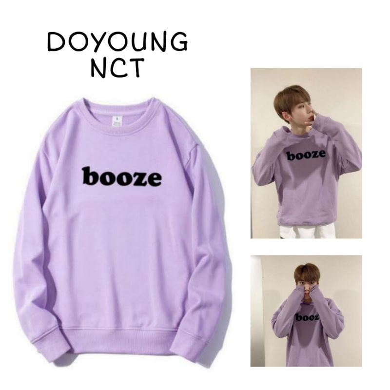 S - XXXXXL(6XL) Sweater DOYOUNG NCT Crewneck Lilac KPop DOYOUNG BIG SIZE OVERSIZE Jumbo S M L XL XXXL XXL 4XL 5XL 6XL Ungu Violet Fleece Premium Korean Style