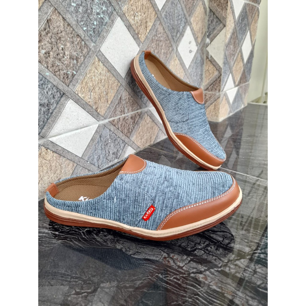 Sepatu Sandal Rajut Kulit JNC 12 model terbaru