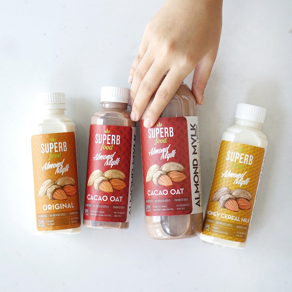 

Susu almond paket 6x250ml