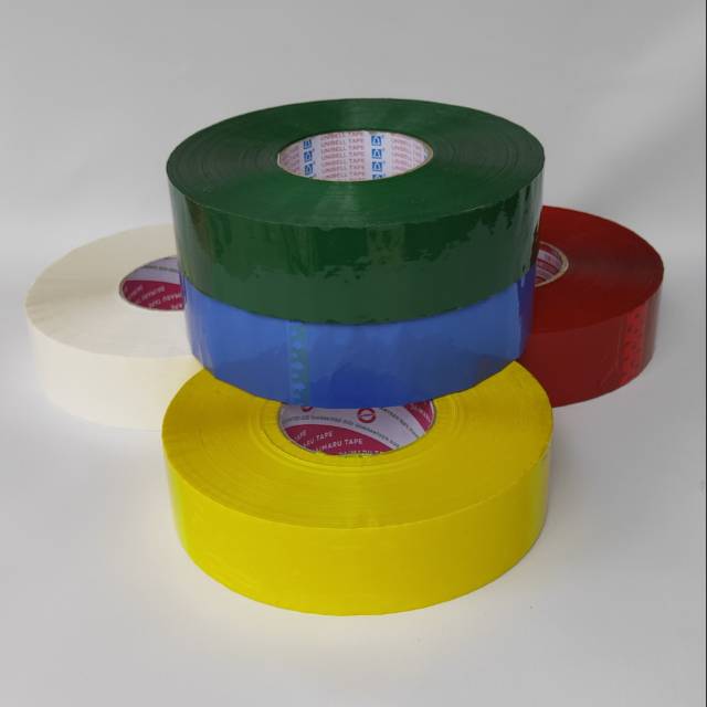 Lakban Solatip Isolasi jumbo warna warni termurah 2 inch x Lakban Solatip Isolasi jumbo warna warni termurah 2 inch x