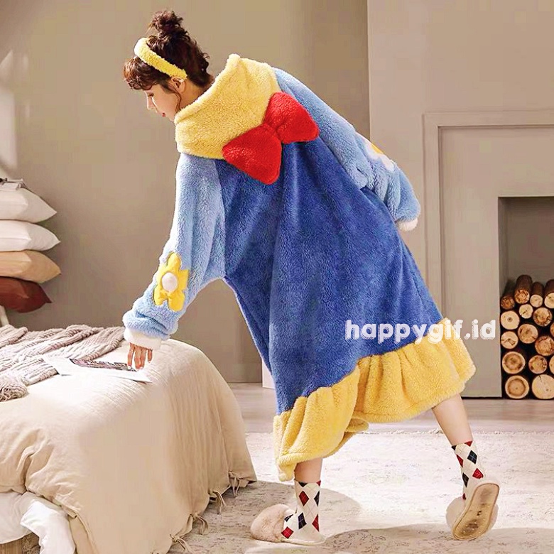 SNOW WHITE DASTER ONESIE BAJU TIDUR KOSTUM PIYAMA KIGURUMI