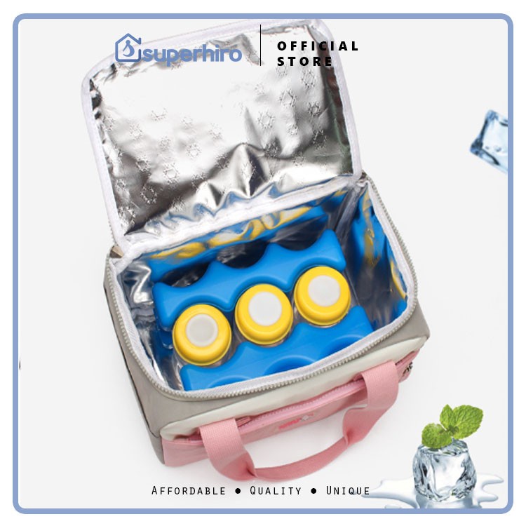 Tas Botol Susu Bayi ASI Cooler Bag Thermal Baby Bag Organizer