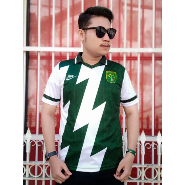 (PERSEBAYA) JERSEY RETRO PETIR PERSEBAYA