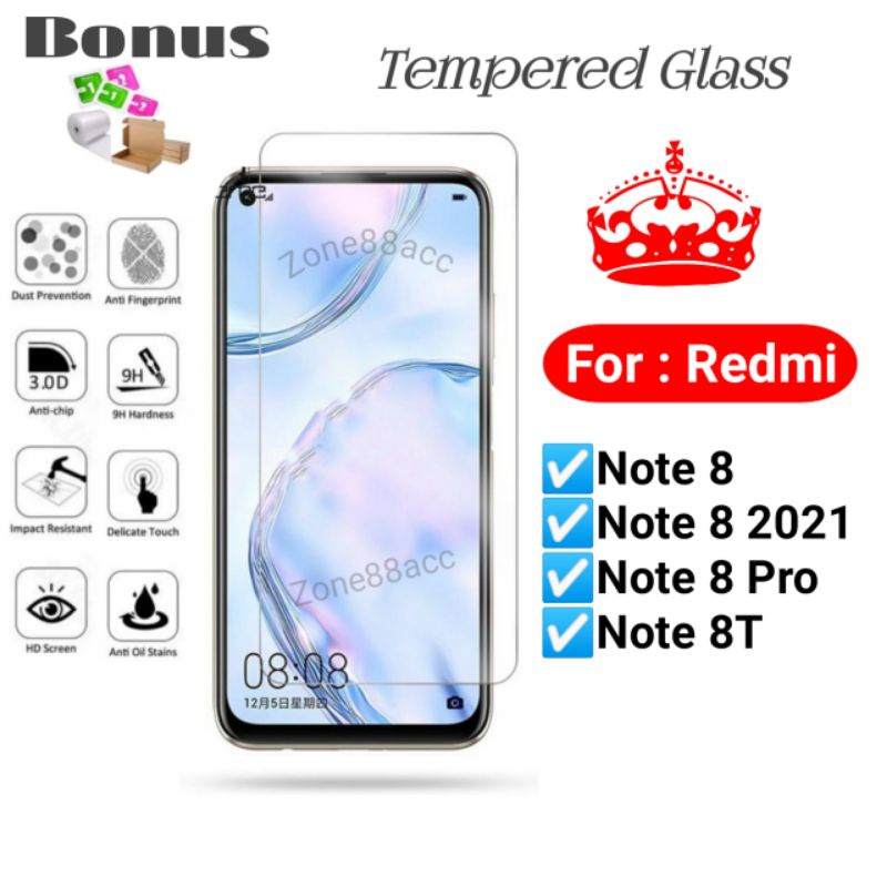 Antigores Tempered glass screen guard protector Redmi Note 8 8pro 8T 2021 pro T TG Bening Antiblue Spy Blue light Full Garskin Lensa Lens Pelindung Layar Kamera ceramic kaca