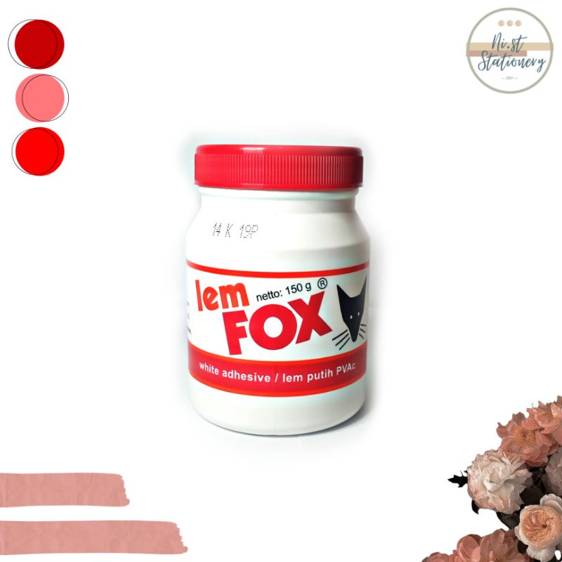 

[GLUE / WHITE ADHESIVE] Fox Lem Putih 150 g