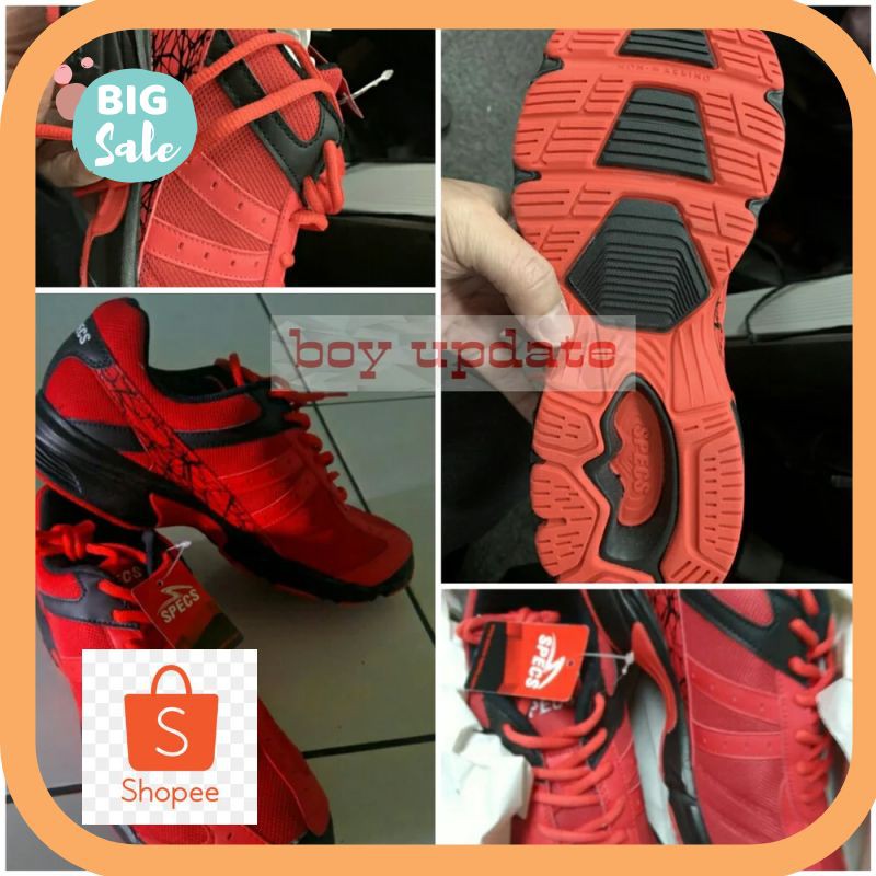 Termurah original sepatu running lari pria specs Termurah