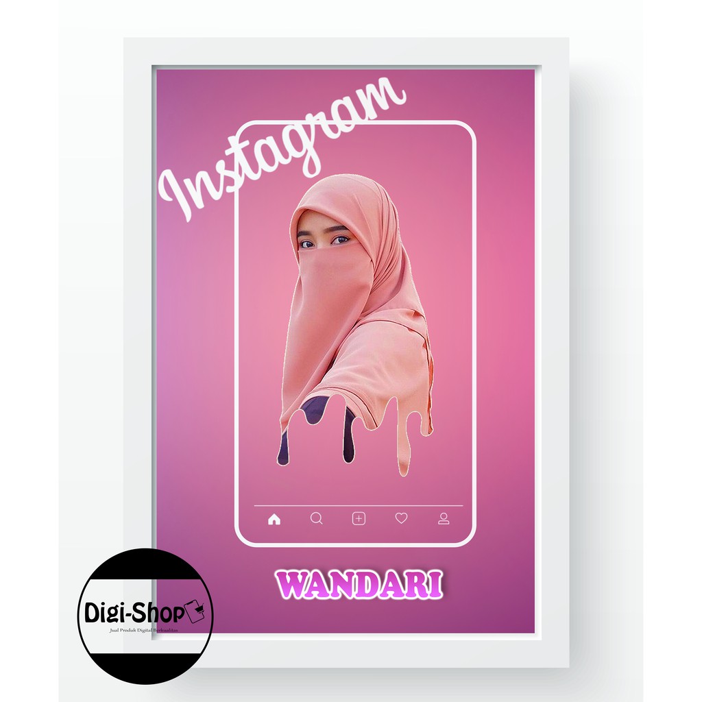 

Hadiah lukisan desain unik Kado pernikahan spesial Murah Foto sosial Media (Soft File)
