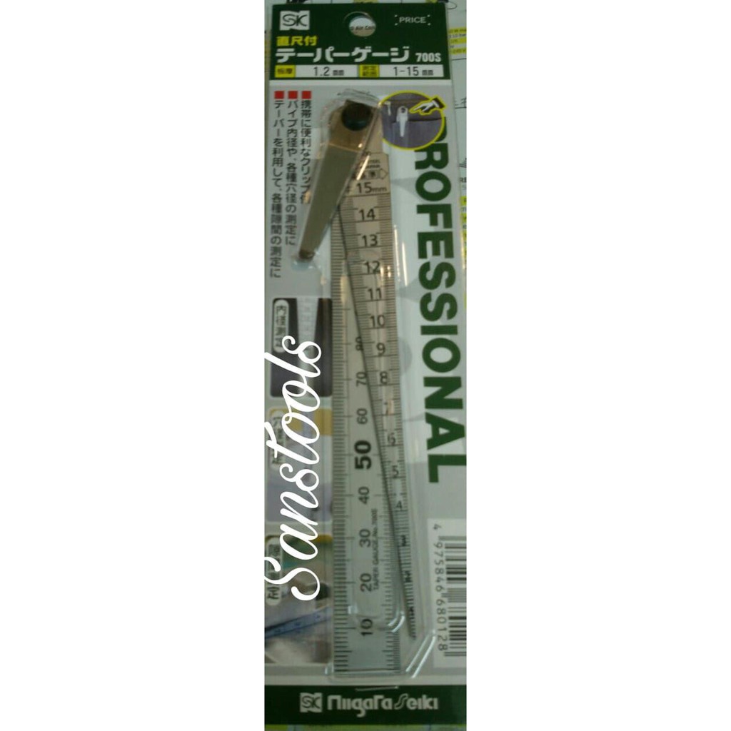 

tapper gauge tapper gage SHINWA SK 700S ASLI JAPAN 100%