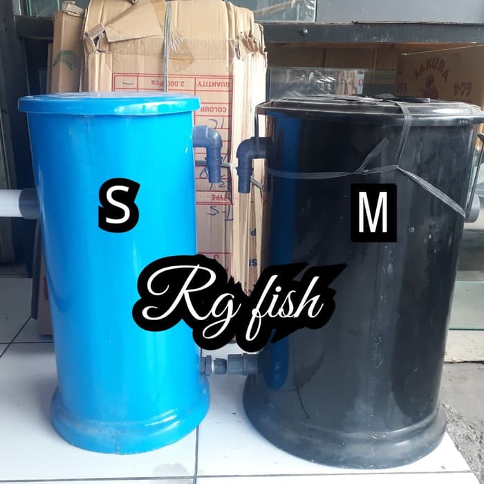 tong filter kolam koi size S ember filter fiber