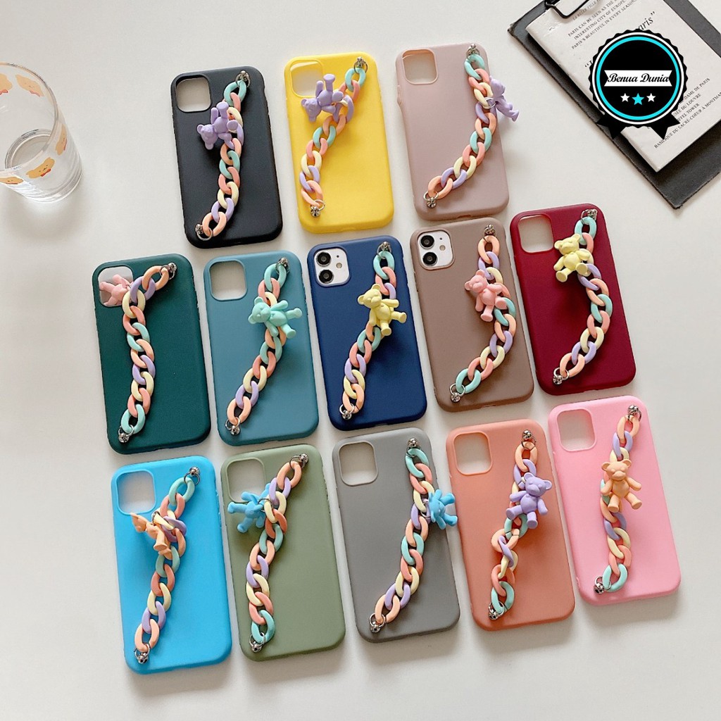 CASE SOFTCASE CANDY GELANG RANTAI VIVO Y11 Y12 Y15 Y17 Y19 U3 BD629