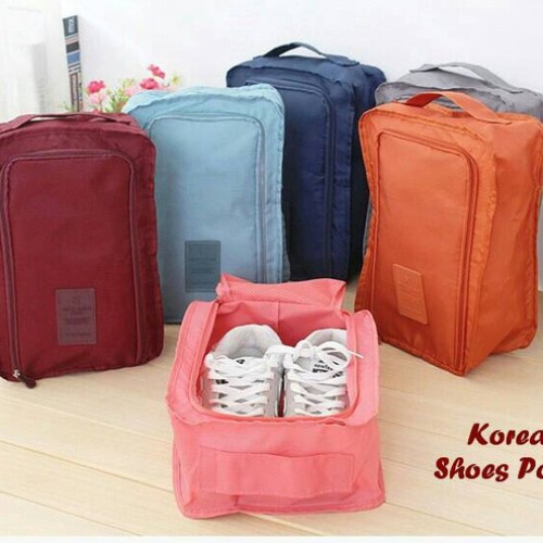 Monopoly Shoes Pouch Travel Tas Sepatu Sandal / Shoes Bag Organizer