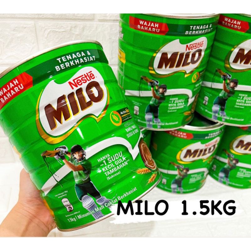 

ORIGINAL Milo 1.5kg 1500gr Kemasan Kaleng Import Malaysia