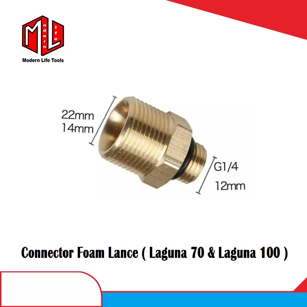 Connector / Konektor Foam Lance untuk Lakoni Laguna 70 Daytona 100, 120, 200