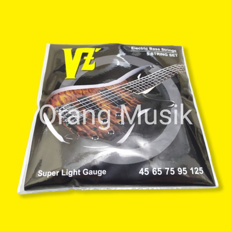 Senar Bass VZ 5 String 045 Super Lighter Gaugue - Senar Bass Elektrik VZ 5 Senar