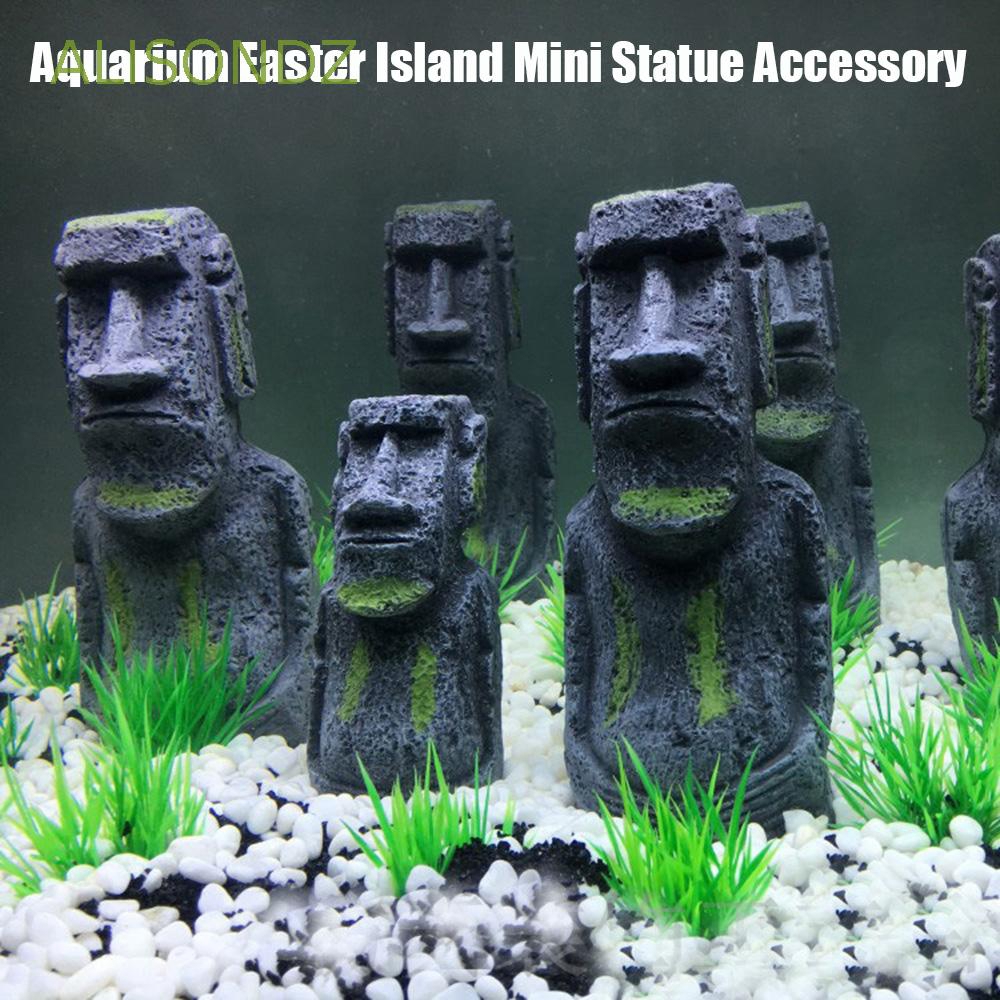 Aksesoris Landscape Easter Island Untuk Dekorasi Akuarium Shopee