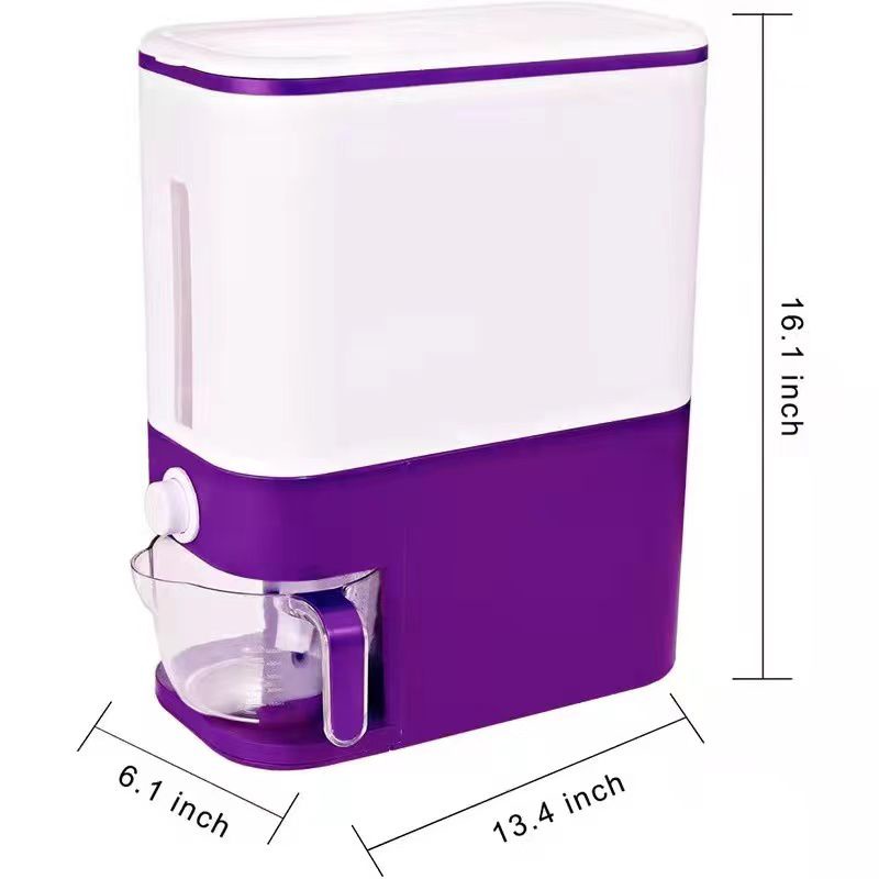 [SMALL BELL]Dispenser Beras 12 KG Rice Box Tempat Penyimpanan Beras Otomatis / Dispenser Tempat Wadah