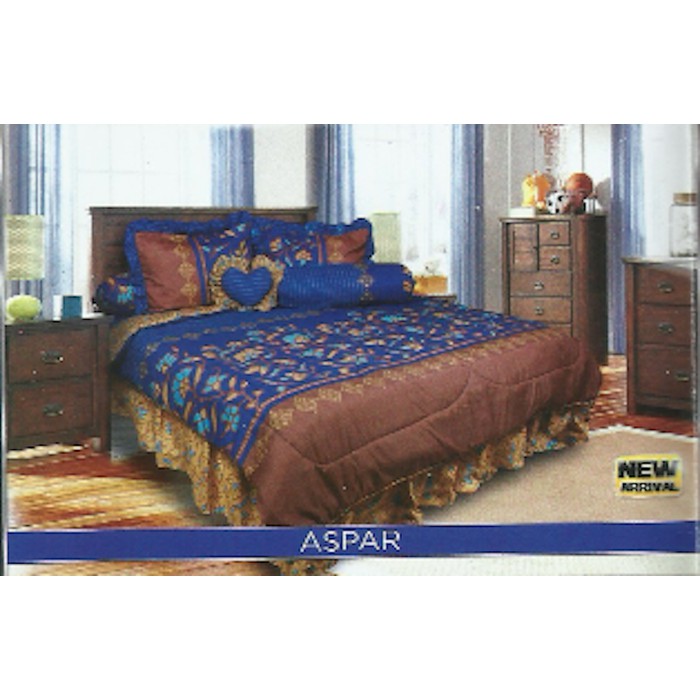 SPREI CALIFORNIA 180 B4 "ASPAR" 4 BANTAL 2 GULING