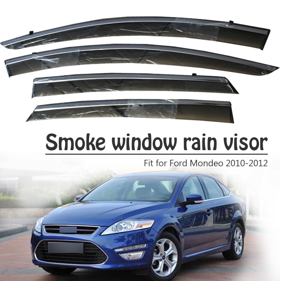 1 Set Visor Pelindung Jendela Mobil Ford Mondeo 2012-2020 Bahan ABS