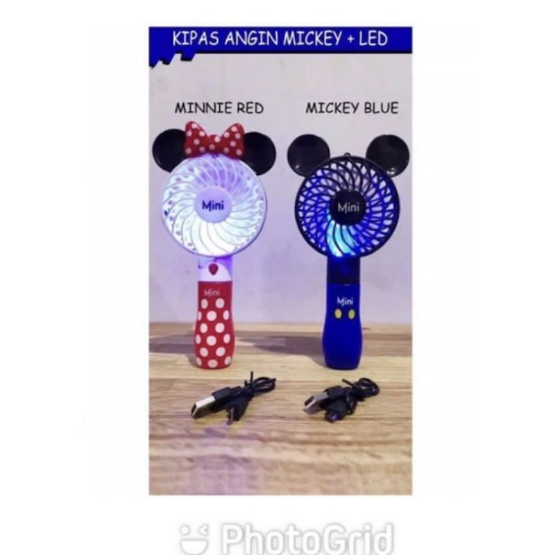 KIPAS ANGIN DORAEMON RABBIT PORTABLE FAN MINI DISNEY GENGAM MICKEY MOUSE KIPAS ANGIN MINI BAGUS FROG