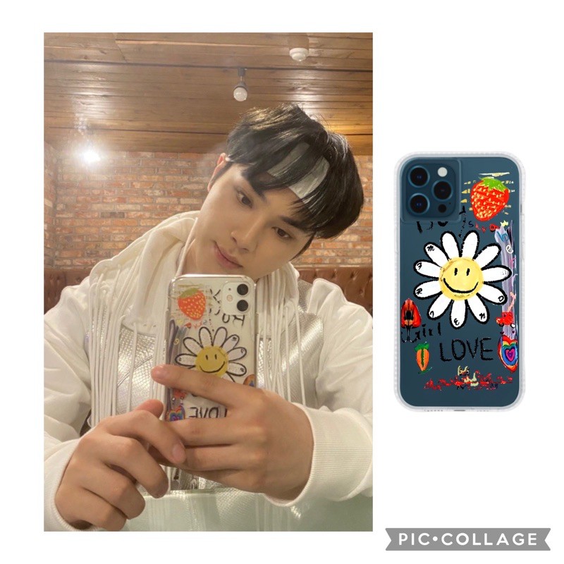 The Boyz Ju Haknyeon N smile flower custom phone case