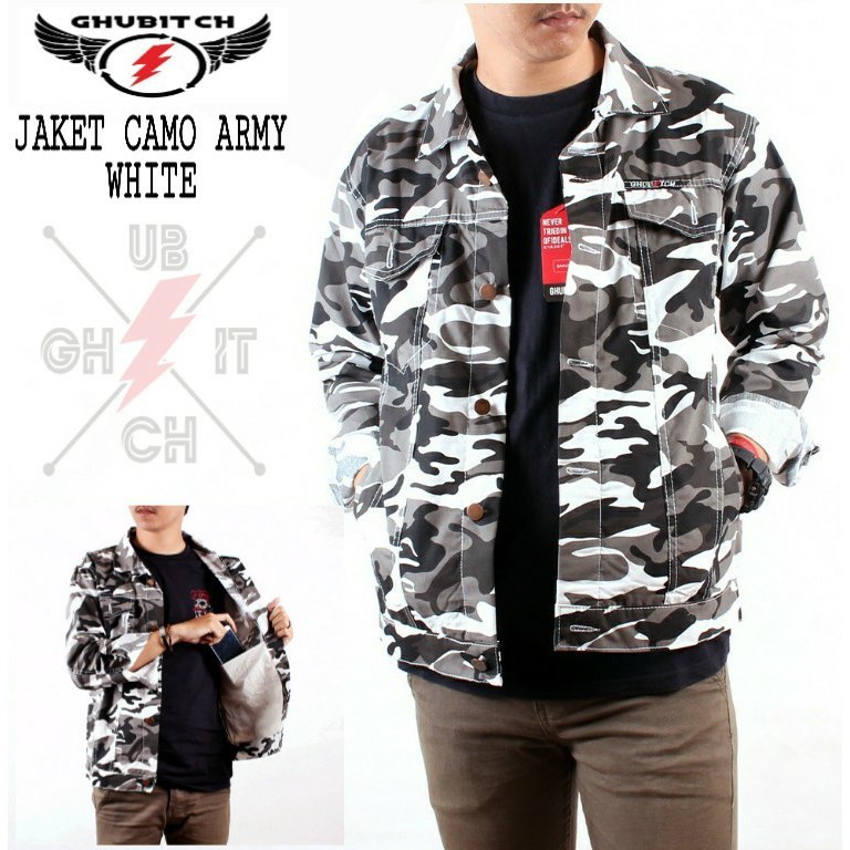 [ COD ] JAKET SEMI PARKA PRIA / JAKET SEMI PARKA COWOK CAMO LORENG