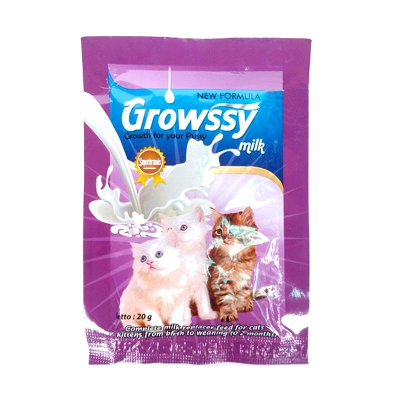 TERLARIS SUSU ANAK KUCING KITTEN PENGGANTI SUSU INDUK TERMURAH 3 SACHET GROWSSY