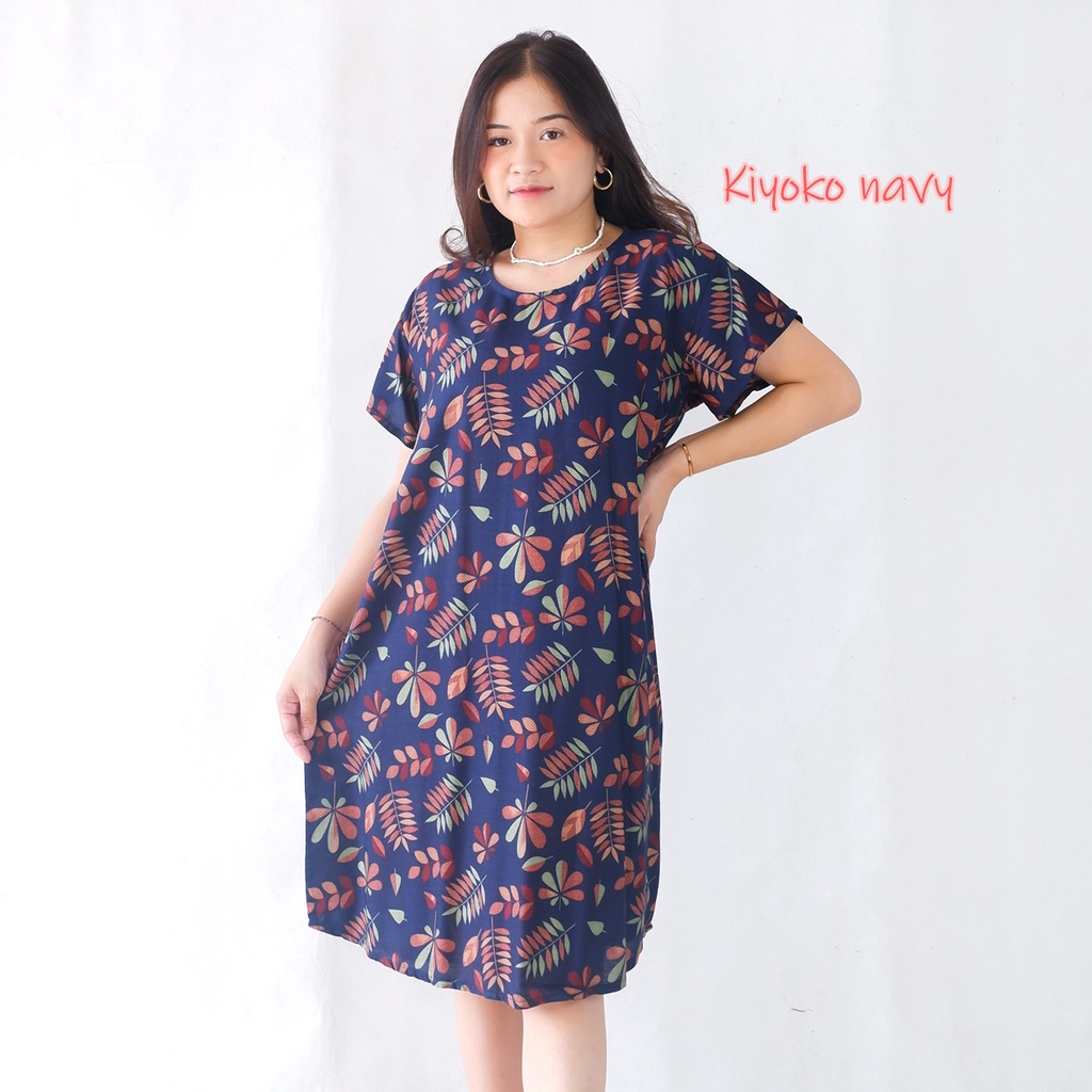 Daster Bali Dress Bali-DST KIYOKO NAVY