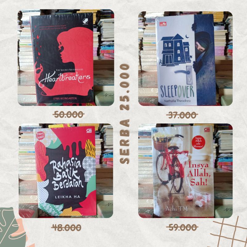 novel wattpad cuci gudang/novel remaja murah baru