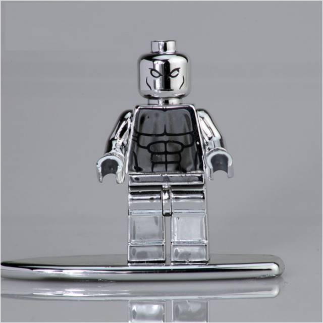 Marvel Silver Chrome Galactus Minifigure Lego Bootleg