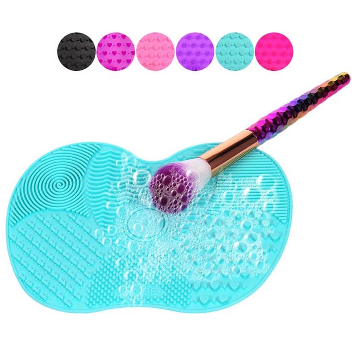 Rinse Pembersih Kuas Make Up Silicone Pad