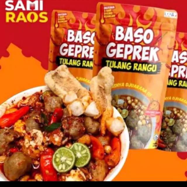 

Baso geprek tulang rangu