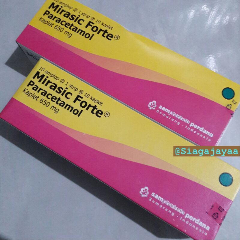 Mirasic Forte 650 Mg Kaplet