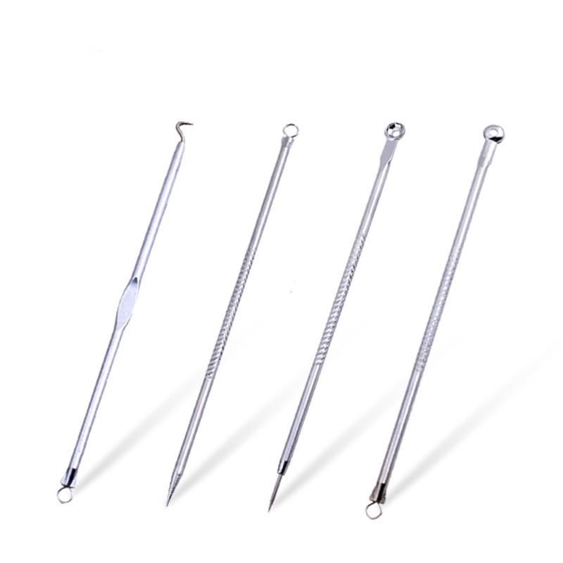 【GOGOMART】Alat Perlengkapan Komedo Jerawat Blackhead 4 PCS - PT4
