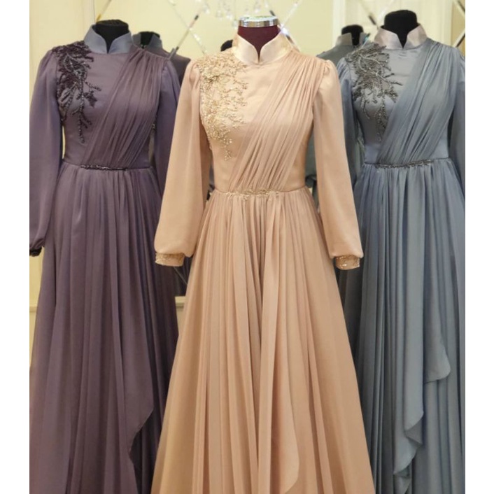 gaun pesta turki cod bebas request