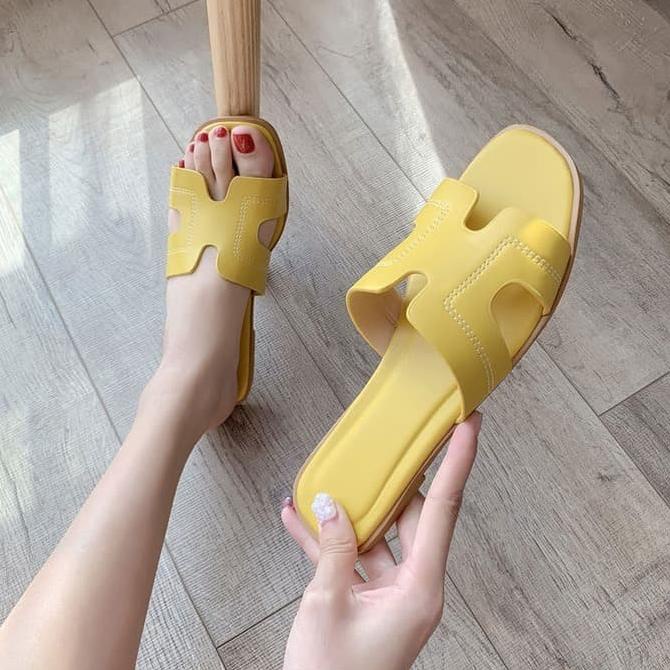 Sandal wanita cewek murah Musim Panas fashion HERMES