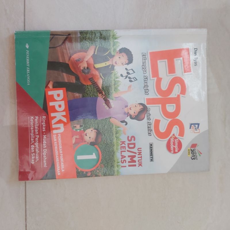 ESPS BUKU PPKN PKN KELAS 1 SD BUKU BEKAS