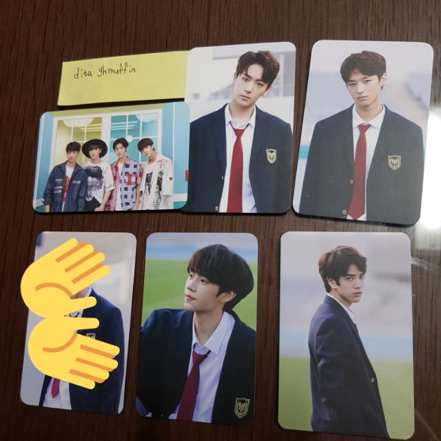 THE BOYZ vlive photocard limited (hyunjae juyeon sunwoo cartoon boyz)