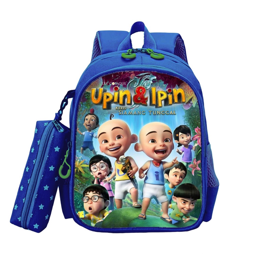 atm_76 - UPIN IPIN Tas Ransel sekolah Backpack Tas Sekolah untuk Anak Laki-laki perempuan sd tk paud kuliah kerja SUPER HERO