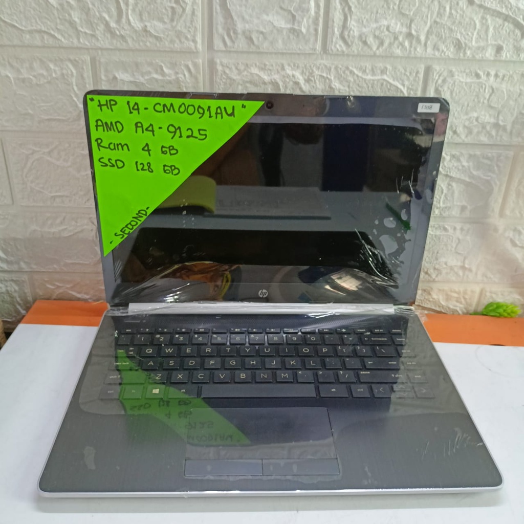 HP 14-CM0091AU AMD A4-9125 RAM 4GB SSD 128GB 14 INCH