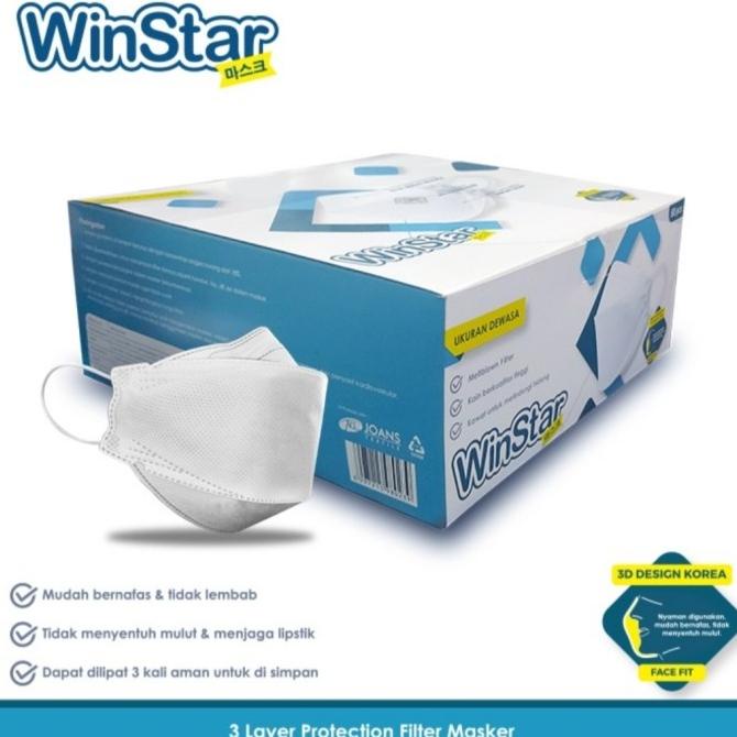 masker winstar masker medis masker KF94 BRG BARU