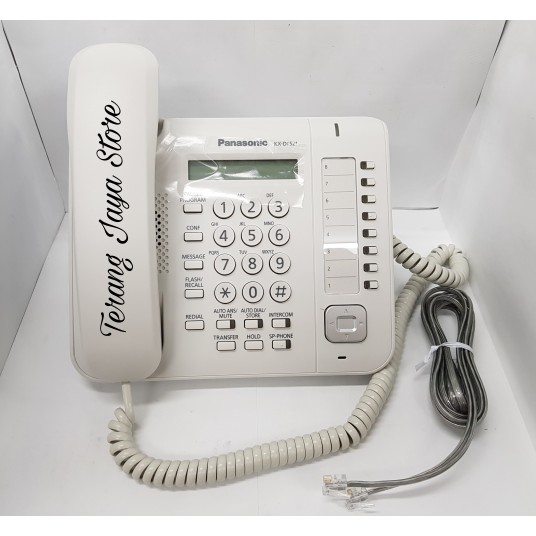 

Telepon Digital Panasonic KX-DT521 Telepon Key Master Pabx (Putih)