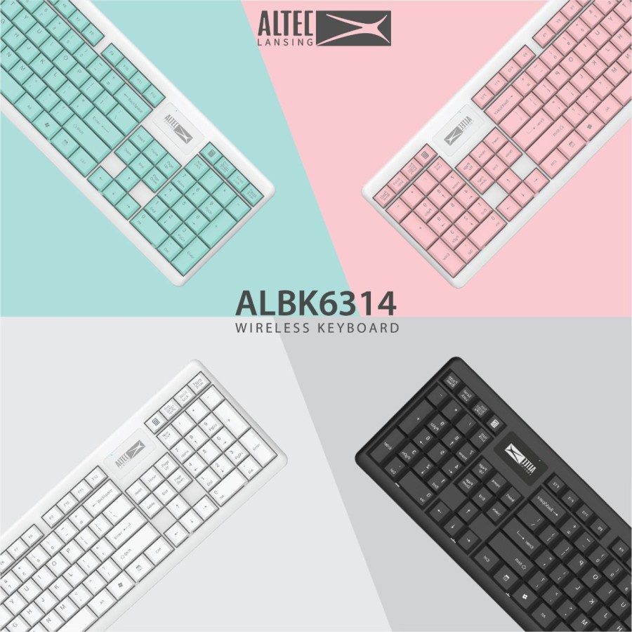 Altec Lansing Keyboard Wireless ALBK6314