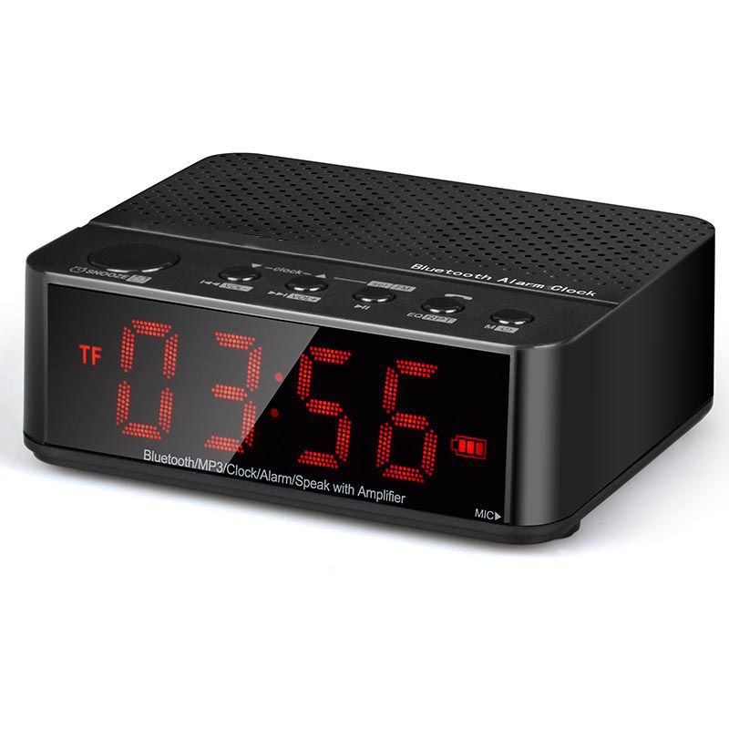 Jam Alarm Dengan Speaker BluetoothFM Radio