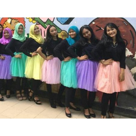 ✺ rok tutu dewasa - all size, Putih ▼
