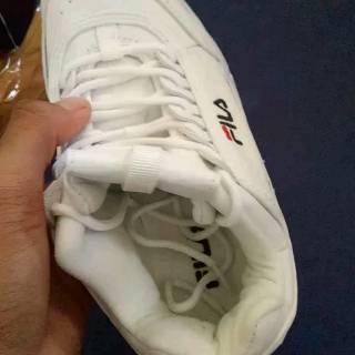 Hoot salee!! Sepatu fila white ladies sneakers fashion