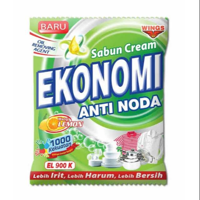 SABUN CREAM EKONOMI ANTI NODA LEMON EL 900 K / SABUN COLEK KRIM