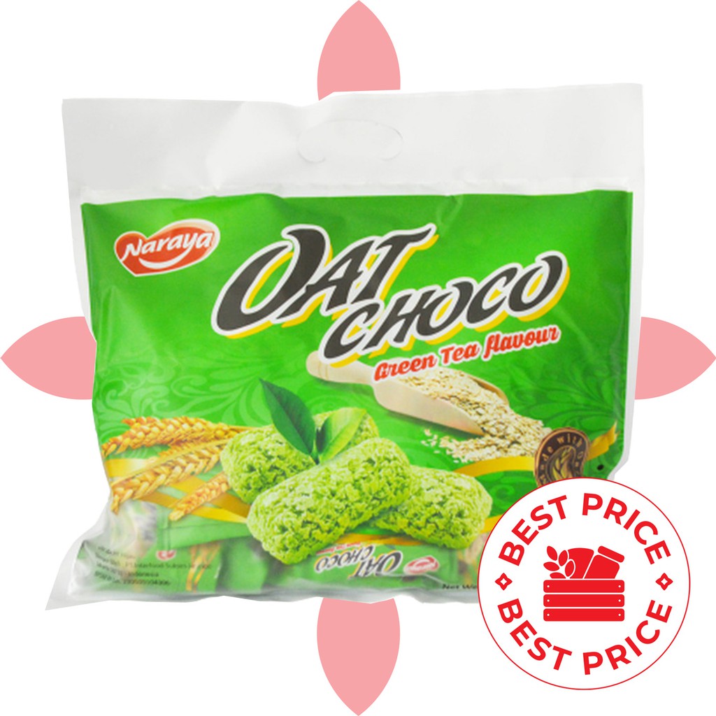 NARAYA - OAT CHOCO GREEN TEA - 400 GR