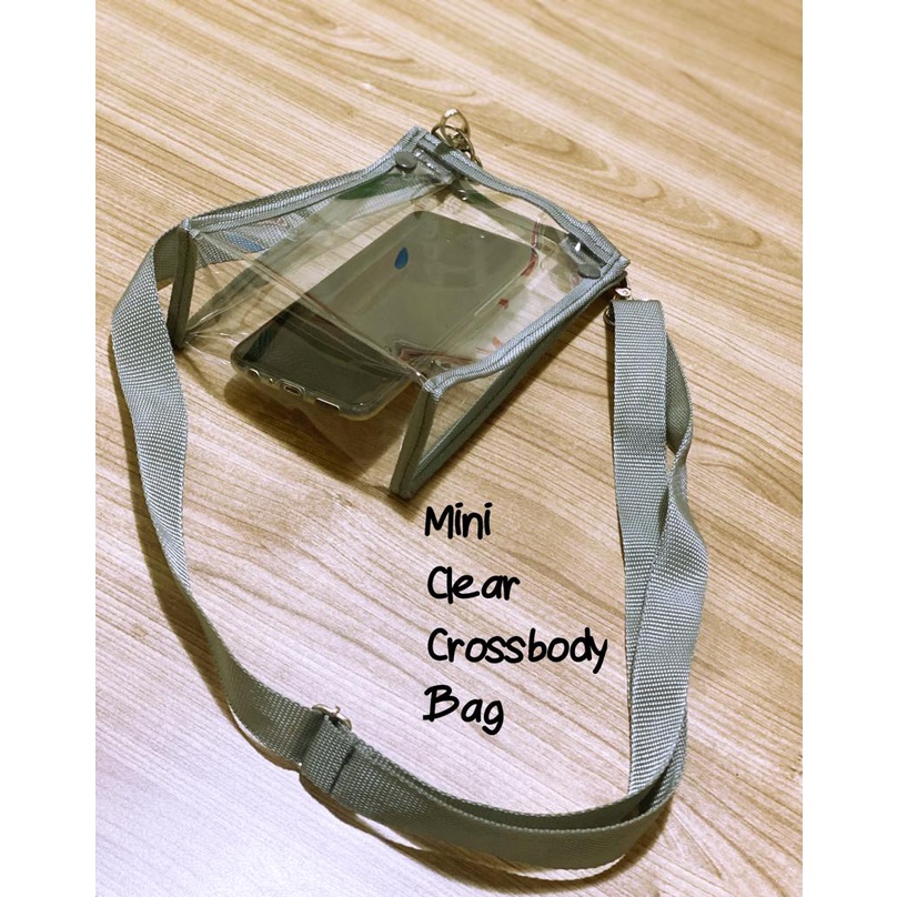 Fawn'G Handmade - Mini Clear Crossbody Bag / Tas slempang PVC sling Bag